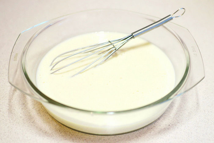 Шестая фотография к инструкции по приготовлению рецепта Блинчики на молоке