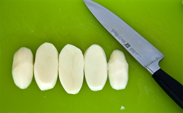 Вторая фотография к инструкции по приготовлению рецепта Жареный картофель