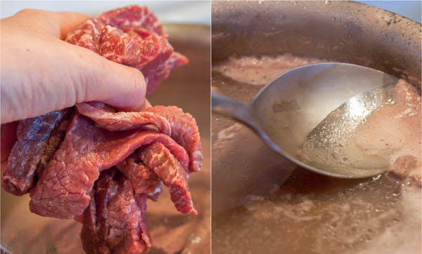 Вторая фотография к инструкции по приготовлению рецепта Бефстроганов из говядины в сливочно-чесночном соусе