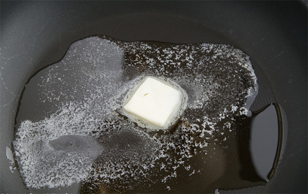 Четвертая фотография к инструкции по приготовлению рецепта Стручковая фасоль с шампиньонами