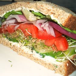 Овощной сэндвич с сыром