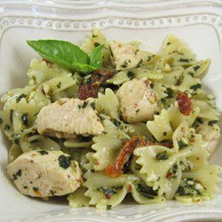 Паста Песто с курицей