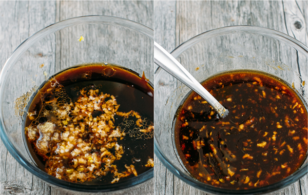Вторая фотография к инструкции по приготовлению рецепта Запеченная семга в соусе терияки