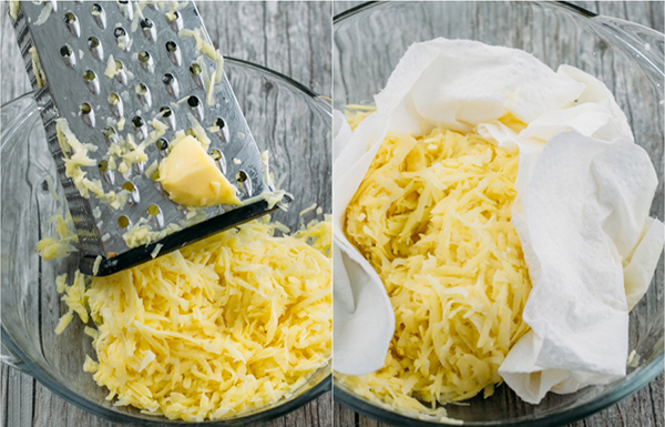 Вторая фотография к инструкции по приготовлению рецепта Картофельная запеканка с сыром и беконом