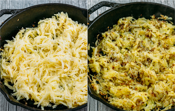 Четвертая фотография к инструкции по приготовлению рецепта Картофельная запеканка с сыром и беконом