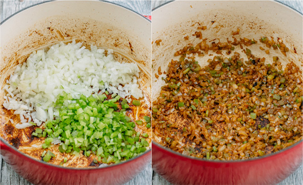 Третья фотография к инструкции по приготовлению рецепта Суп харчо из говядины