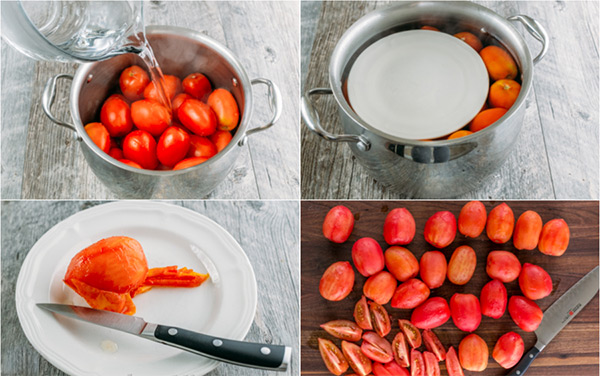 Вторая фотография к инструкции по приготовлению рецепта Домашние маринованные помидоры