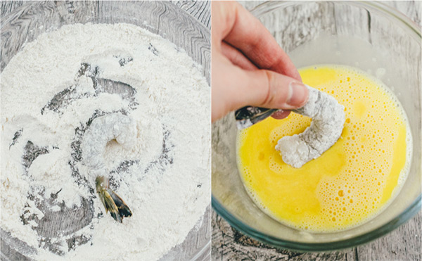 Пятая фотография к инструкции по приготовлению рецепта Креветки в кокосовой стружке с абрикосовым соусом чили