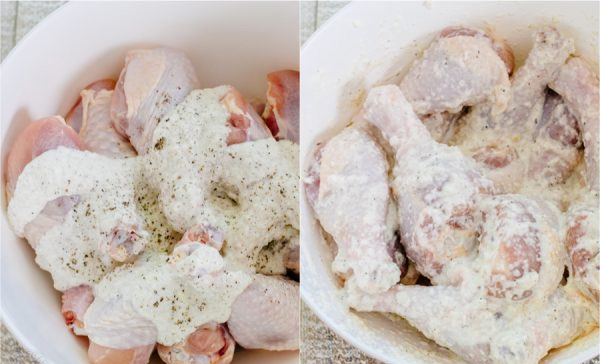 Четвертая фотография к инструкции по приготовлению рецепта Запеченные куриные ножки
