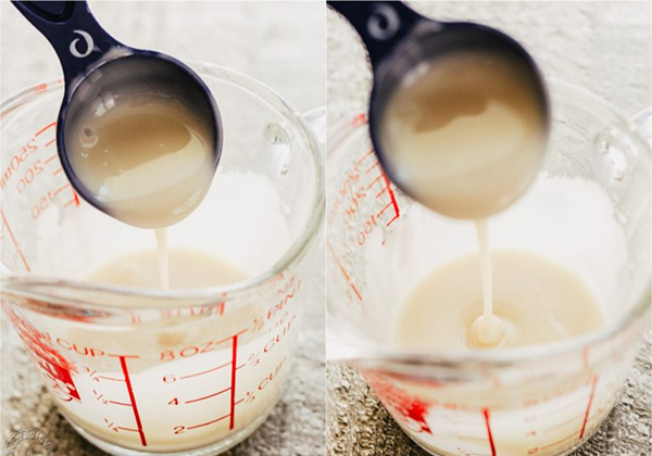 Седьмая фотография к инструкции по приготовлению рецепта Дениши с персиками и ванильной глазурью
