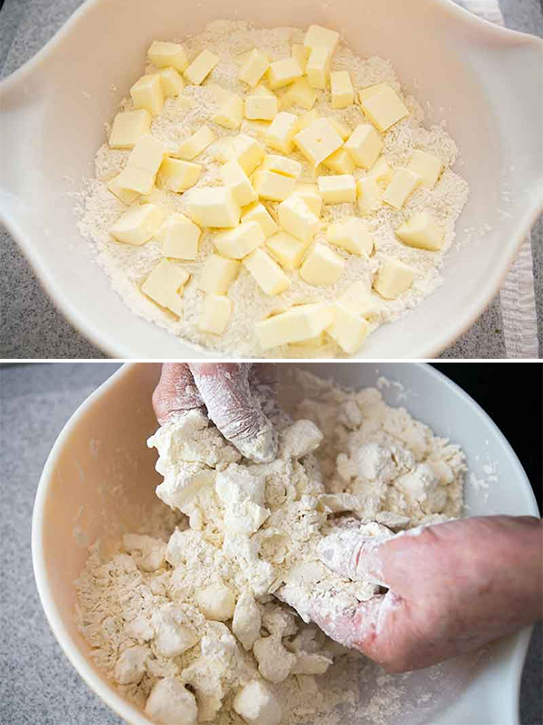 Вторая фотография к инструкции по приготовлению рецепта Перевернутый пирог с карамельными грушами