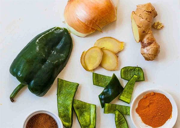 Четвертая фотография к инструкции по приготовлению рецепта Овощное рагу из цветной капусты с соусом карри