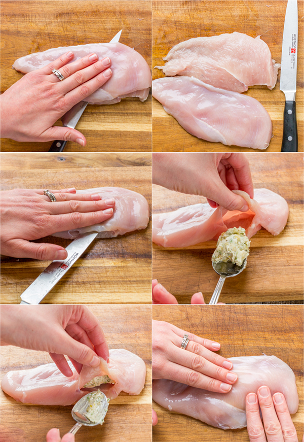 Вторая фотография к инструкции по приготовлению рецепта Куриные грудки по-киевски