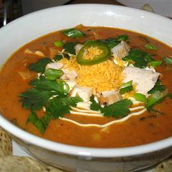Куриный томатный суп